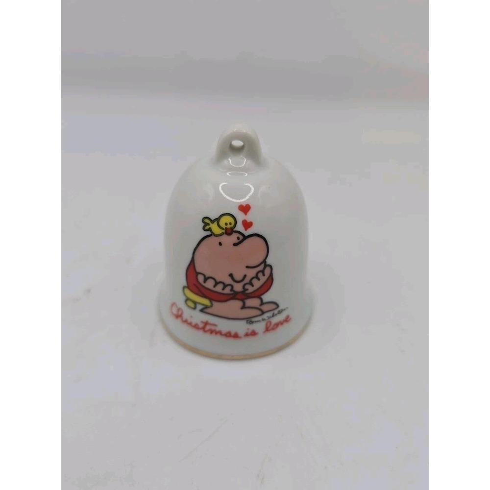 Vintage Ziggy Tom Wilson Christmas Joyous Holidays Bell UPS 1982